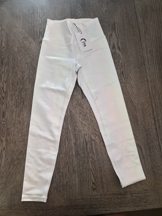 ZYIA Pants - ZYIA White High-Rise Leggings